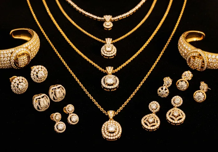 Fine gold and diamond jewelry collection at Edward Jewels & Watches